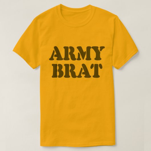 ARMY BRAT T-SHIRT (Design voorkant)