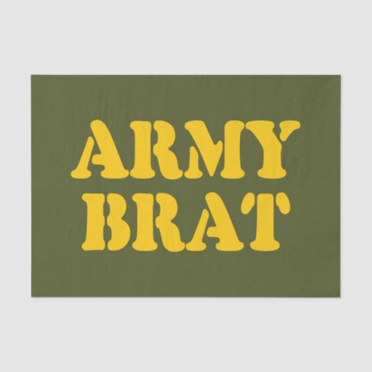 ARMY BRAT TISSUEPAPIER (Voorkant)
