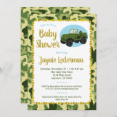 Army Camo Baby shower Uitnodiging (Voorkant / Achterkant)