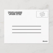 Army Camo Birthday party thank you note Briefkaart (Achterkant)