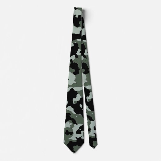 Army Camo Green Camouflage Stropdas (Voorkant)
