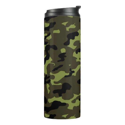Army Camo Pattern Thermosbeker (Gedraaid links)