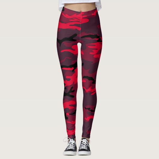 Army Camouflage / Camo Leggings (Voorkant)
