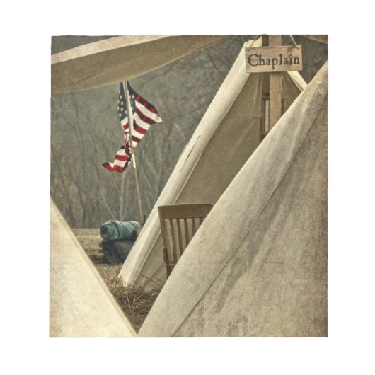 Army Chaplain Notepad Notitieblok (Voorkant)