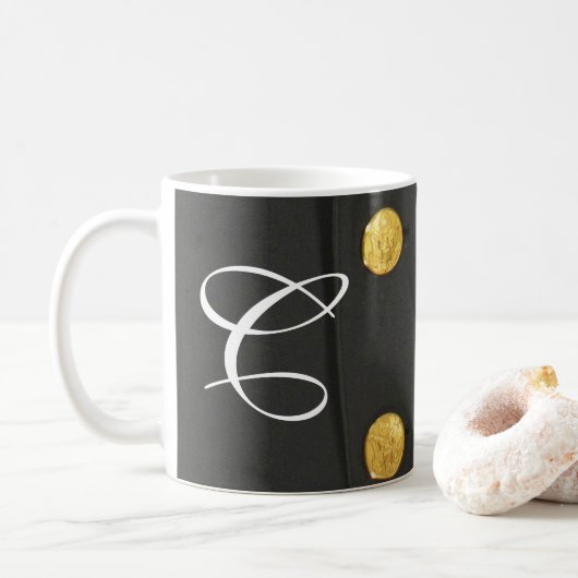 ARMY Class A Uniform Dress 8 ounces Coffee Cup Mok (Met donut)
