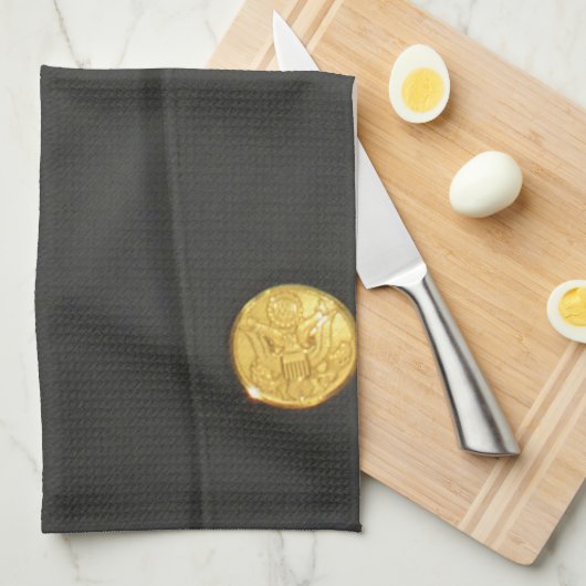 ARMY Class A Uniform Dress Green Keuken Dish Handd Theedoek (Quarter Fold)