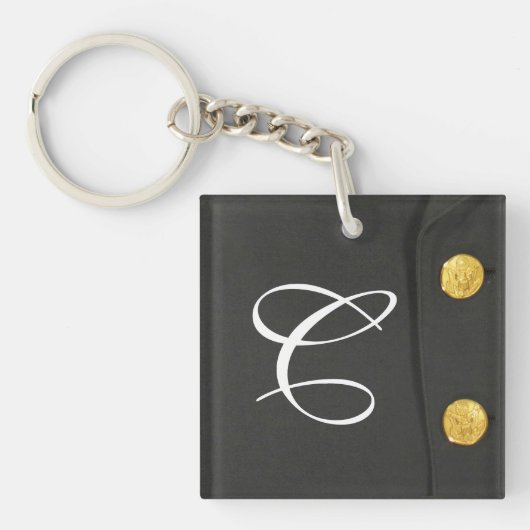 ARMY Class A Uniform Dress Greens Sleutelhanger (Voorkant)