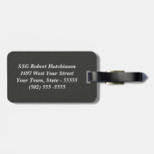 ARMY Class A Uniform Dress Monogram Bagagelabel (Achterkant horizontaal)