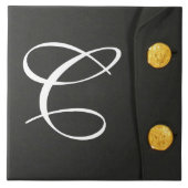 ARMY Class A Uniform Dress Monogram Display Tile Tegeltje (Voorkant)