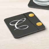 ARMY Class A Uniform Dress Monogram Drink Onderzet Bier Onderzetter (Linkerzijde)
