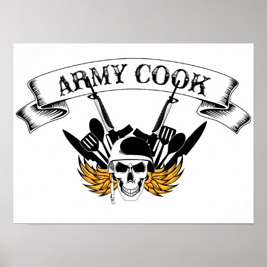 Army Cook Poster (Voorkant)