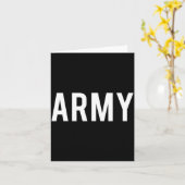 Army - Cool New Us American Vet Funny Gift Tee Kaart (Gele Bloem)