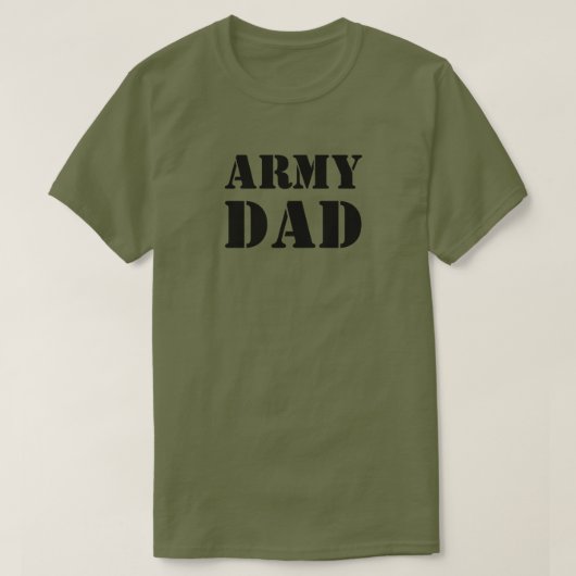 ARMY DAD T-SHIRT (Design voorkant)
