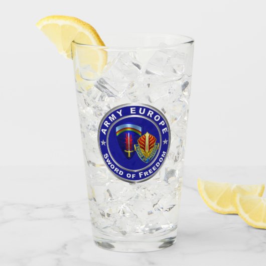 Army Europe USAREUR Glas (Voorkant ijs)