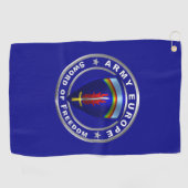 Army Europe USAREUR Golfhanddoek (Horizontaal)