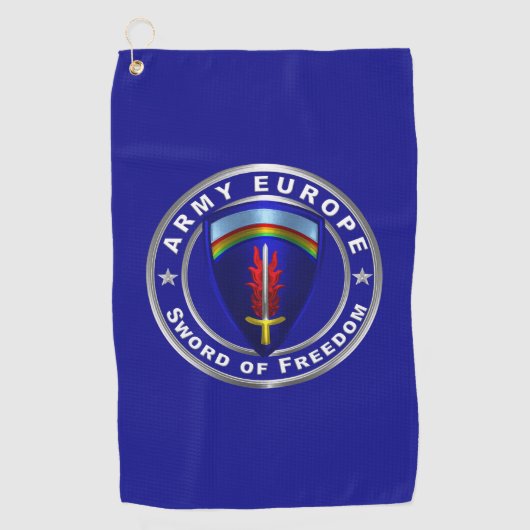 Army Europe USAREUR Golfhanddoek (Voorkant)