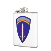 Army Europe USAREUR Insigne Heupfles (Links)