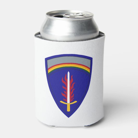 Army Europe USAREUR Insignia Blikjeskoeler (Blikje Voorkant)