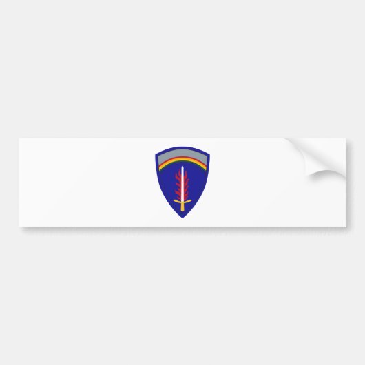 Army Europe USAREUR Insignia Bumpersticker (Voorkant)