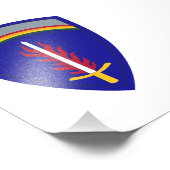 Army Europe USAREUR Insignia Foto Afdruk (Hoek)