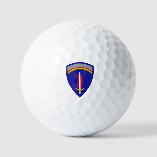 Army Europe USAREUR Insignia Golfballen (Voorkant)