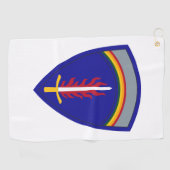 Army Europe USAREUR Insignia Golfhanddoek (Horizontaal)