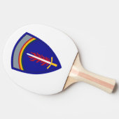 Army Europe USAREUR Insignia Tafeltennisbatje (Zijkant)