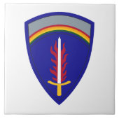 Army Europe USAREUR Insignia Tegeltje (Voorkant)