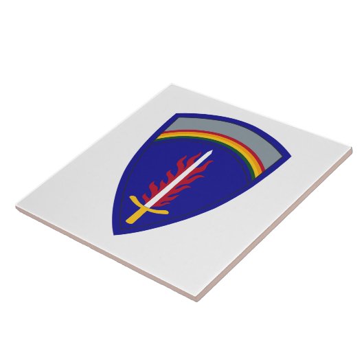 Army Europe USAREUR Insignia Tegeltje (Zijkant)