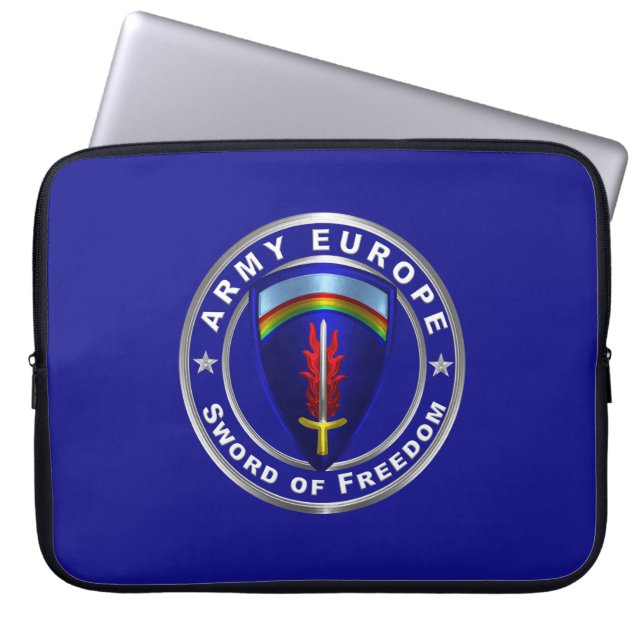 Army Europe USAREUR Laptop Sleeve (Voorkant)