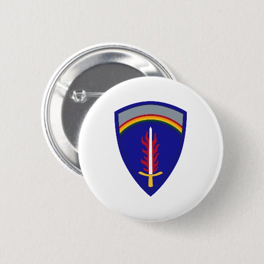 Army Europe USAREUR Ronde Button 5,7 Cm (Voorkant /achterkant)