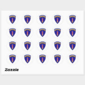 Army Europe USAREUR Ronde Sticker (Vel)