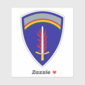 Army Europe USAREUR Sticker (Vel)