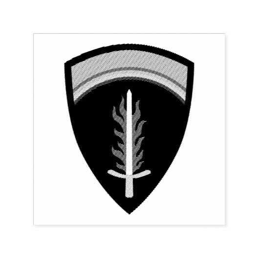 Army Europe USAREUR Zelfinktende Stempel (Design)