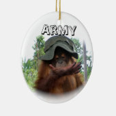 Army Fan Cute Keramisch Ornament (Rechts)