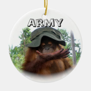 Army Fan Cute Keramisch Ornament