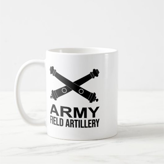 Army Field Artillery Branch Us Usa 1  Koffiemok (Links)