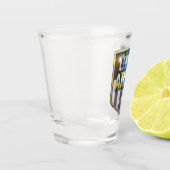 Army Flag Shield Shot Glas (Links)