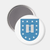 Army Flash Captain Insignia Magneet (Voorkant / Achterkant)