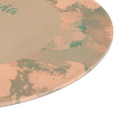 Army Floral Green Snijplank (Hoek)