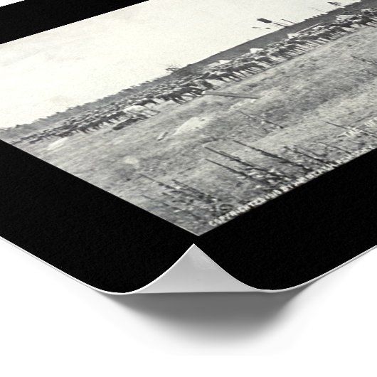 Army Fort Drum, NY Foto 1910 Poster (Hoek)