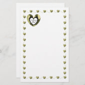 ARMY GIRL CAMO HEART BRIEFPAPIER (Voorkant / Achterkant)