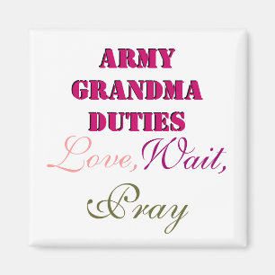 ARMY GRANDMA TATIES MAGNET