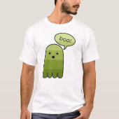 Army Green Boo Ghost Halloween T-shirt (Voorkant)