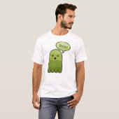 Army Green Boo Ghost Halloween T-shirt (Voorkant volledig)
