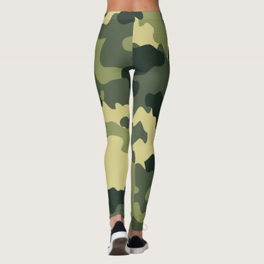 Army Green Camo Leggings (Achterkant)