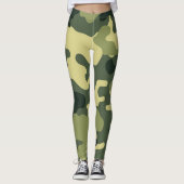 Army Green Camo Leggings (Voorkant)