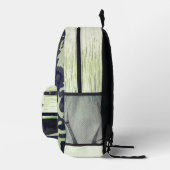 Army Green Camo Shimmery Chic gepersonaliseerd Bedrukte Rugzak (Rechts)