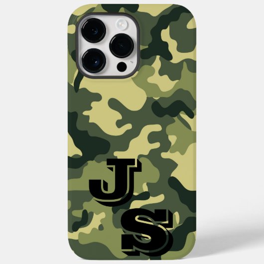 Army Green Camouflage iPhone 14 Pro Max Hoesje (Achterkant)