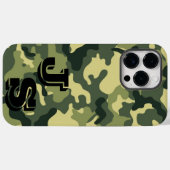 Army Green Camouflage iPhone 14 Pro Max Hoesje (Achterkant (horizontaal))